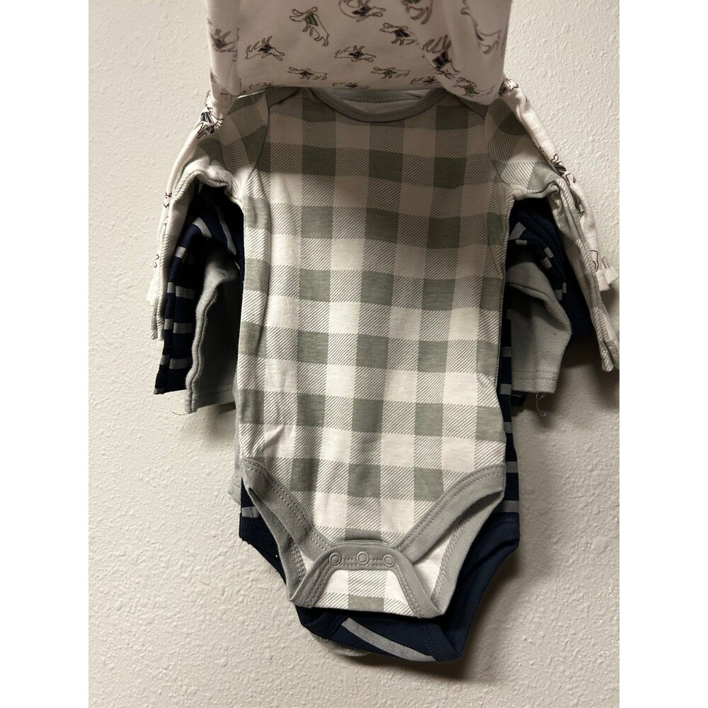 Baby boy Onsies Bundle Set of 3 Long sleeves 0-3M
